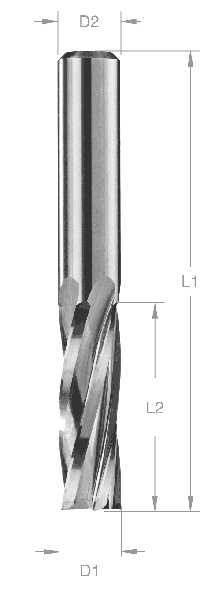 HONEYCOMB-Fräser · rechtsdrall - rechtsschneidend, für Aluminiumwaben