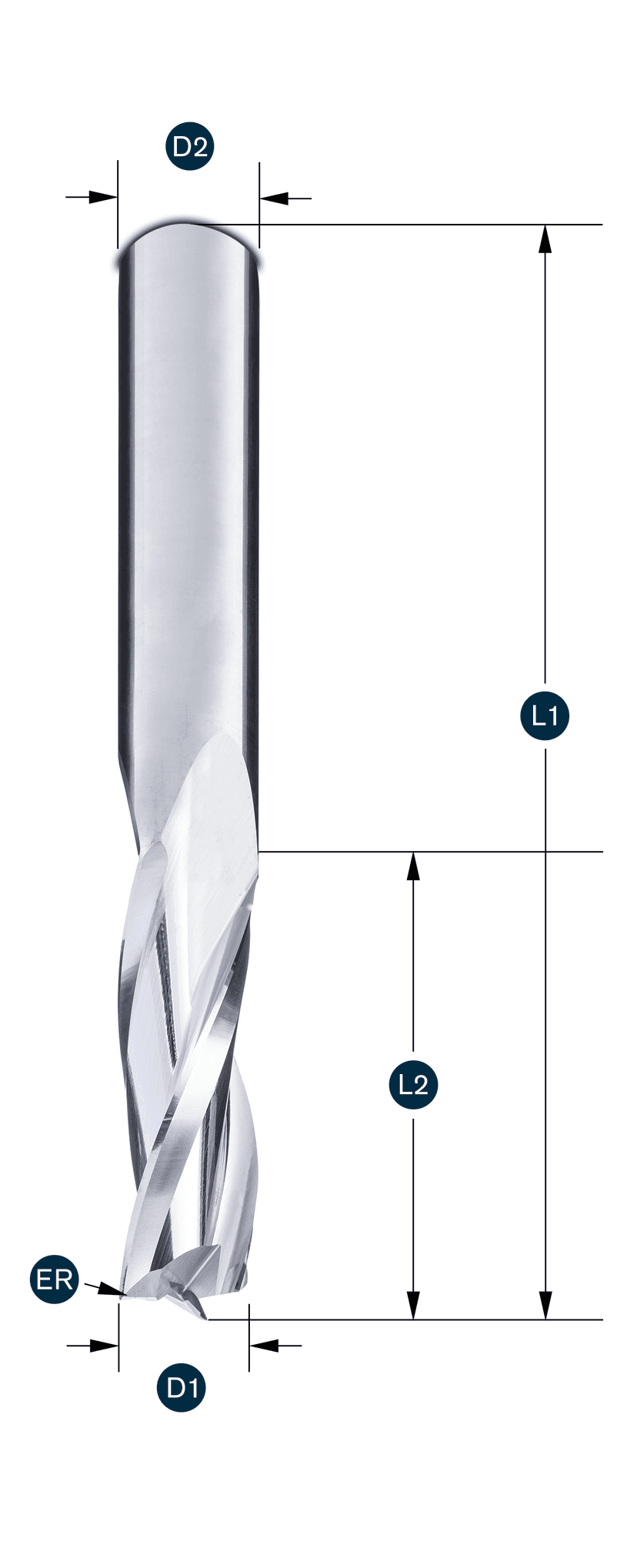 HSC-Torusfräser Z3 · Schlichtfräser