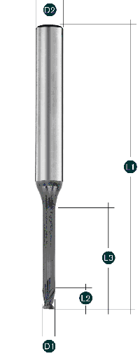 Radiusfräser Z2 für Kobalt-Chrom