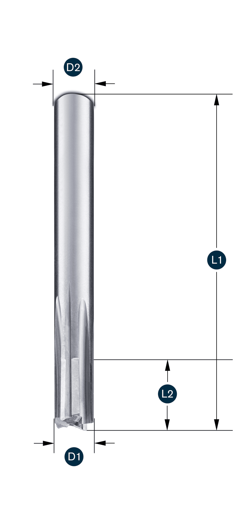 CARB STAR® Twister Z4+4 · links - gerade - rechtsschneidend