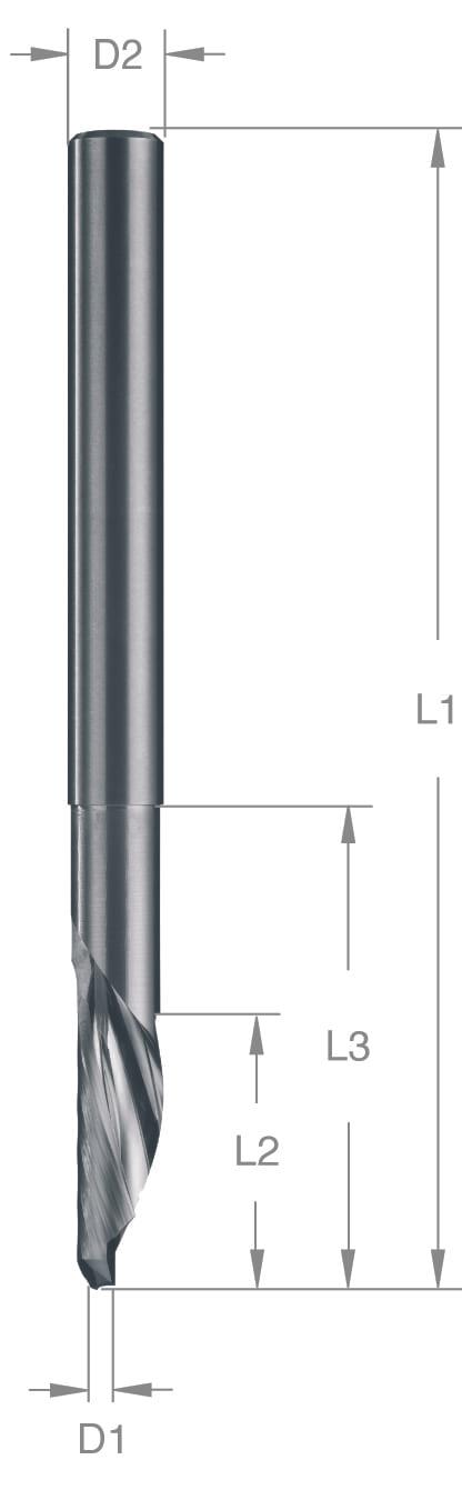 SHARP-LINE Fräser Z1 SR · linksdrall - rechtsschneidend